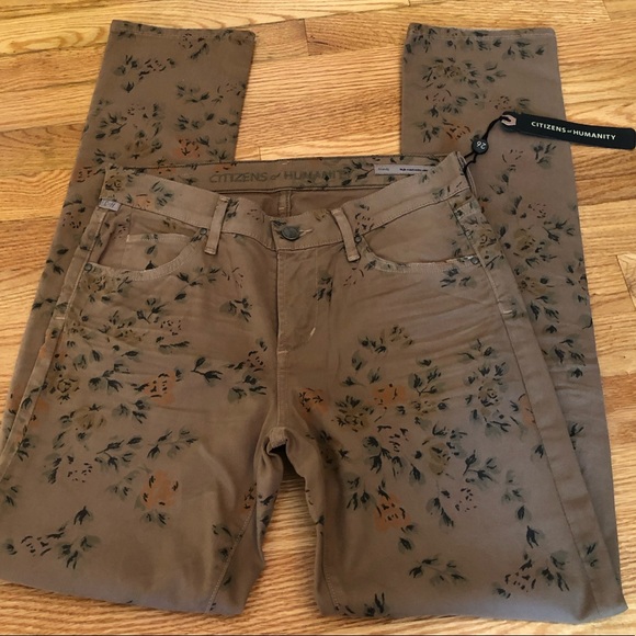 Citizens of Humanity Floral Jeans - Picture 3 of 6